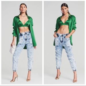 Retrofete Acid Wash Jogger Jeans